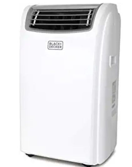 Photo 1 of (NON FUNCTIONING EXHAUST) BLACK+DECKER 14,000 BTU Portable Air Conditioner with Heat and Remote Control, White
