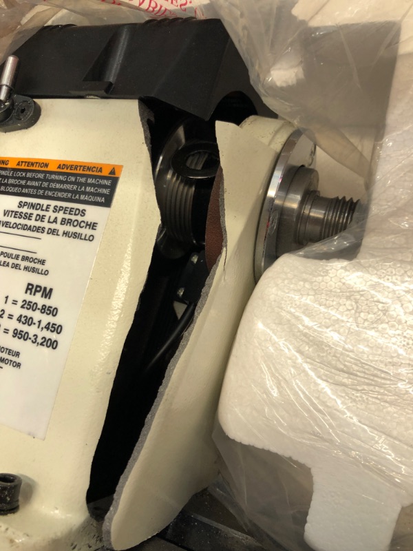 Photo 1 of (NOT FUNCTIONAL; POWERPANEL ERROR; CRACKED PORTION) RIKON Power Tools VSR MIDI Lathe (RIK-70-150VSR)
