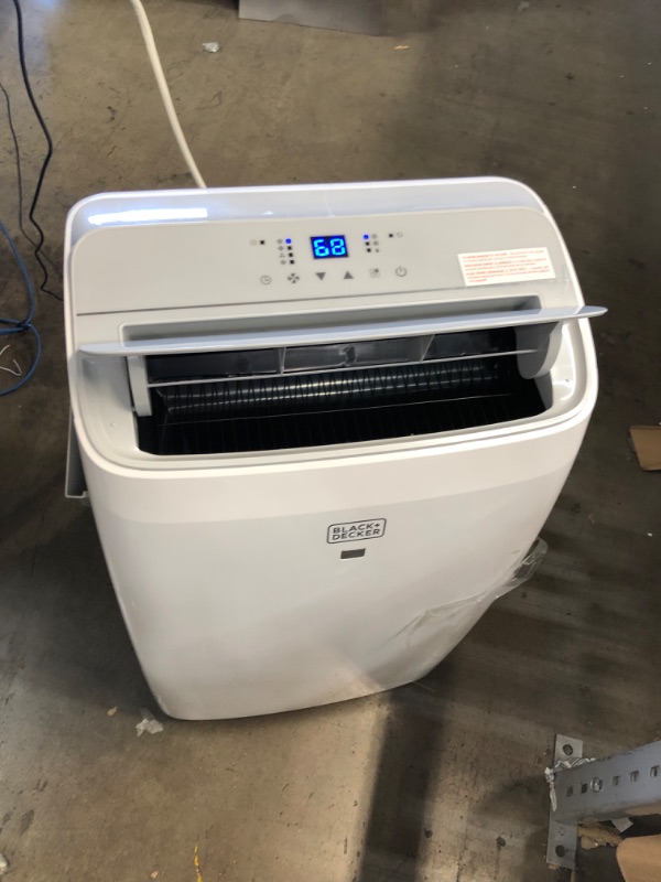 Photo 2 of (BROKEN-OFF POWERPRONG) Black+decker Bpt10wtb Portable Air Conditioner, 14,000 BTU White