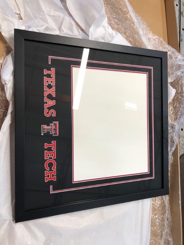 Photo 2 of 20.5" x 20.5" university frames texas tech (DAMAGED FRAME CORNER) 