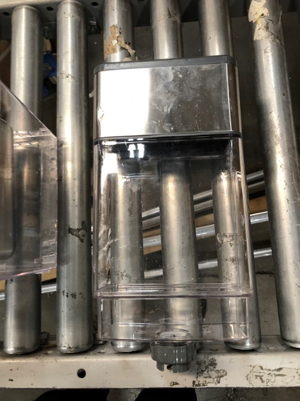 Photo 1 of GE Profile Opal | Countertop Nugget Ice Maker with Side Tank | Portable Ice Machine Makes up to 24 lbs. of Ice Per Day | Stainless Steel Finish
