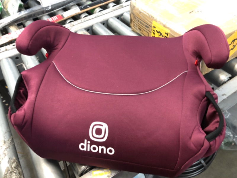 Photo 3 of Diono Solana 2 XL Pack of 2 2022, Dual Latch Connectors, Lightweight Backless Belt-Positioning Booster Car Seat, 8 Years 1 Booster Seat, Pink
