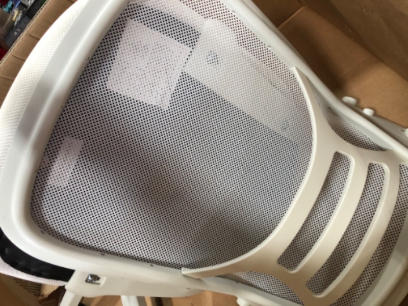 Photo 3 of (COSMETIC DAMAGES) belnick white mesh office chair