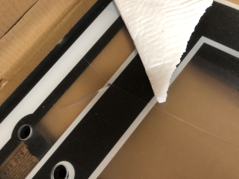 Photo 1 of (CRACKED BACKBOARD) 52" Spalding Performance Acrylic Backboard & Rim Combo