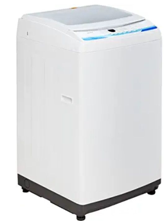 Photo 1 of (Dented Lower Side) COMFEE’ Washing Machine 2.0 Cu.ft LED Portable Washing Machine and Washer Lavadora Portátil Compact Laundry, 6 Modes, Energy Saving, Child Lock for RV, Dorm, Apartment Ivory White. **Used and small leak.

