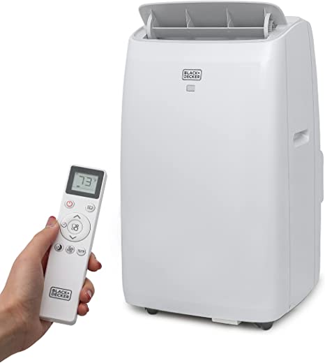 Photo 1 of (NON-FUNCTIONING EXHAUST) BLACK+DECKER 14,000 BTU Portable Air Conditioner with Remote Control, White
