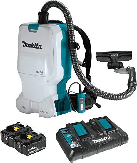 Photo 1 of (COSMETIC DAMAGES )Makita XCV17PG 18V X2 LXT® Lithium-Ion (36V) Brushless Cordless 1.6 Gallon HEPA Filter Backpack Dry Vacuum (6.0Ah)
