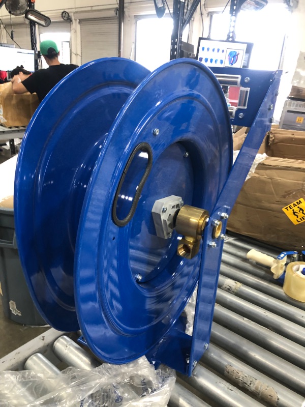 Photo 6 of (BENT REEL) _Spring Return Fuel Hose Reel, 3/4 in Hose Dia., 75 ft Length, 300 psi
