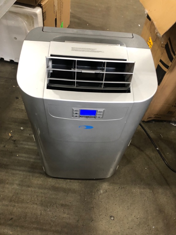 Photo 5 of (BROKEN WHEEL BASE; CRCKED SIDEMISSING ATTACHMENTS) Whynter Elite ARC-122DS 12,000 BTU Dual Hose Portable Air Conditioner, Dehumidifier, Fan with Activated Carbon Filter Plus Storage Bag for Rooms up to 400 sq ft, 1-(Pack), Multi
