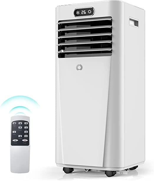 Photo 1 of (BROKEN WHEEL) Portable Air Conditioners, AirOrig Portable Air Conditioner 8500 BTU with Dehumidifier, Fan, Cool Modes, 3-in-1 Portable AC Unit for Rooms up to 450 sq.ft with Remote Control Includes Window Mount Kit
