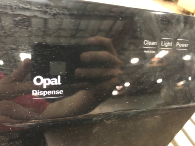 Photo 4 of (DAMAGED CORNERS) GE Profile - Opal 2.0 38-lb. Portable Ice Maker Dispenser with Nugget Ice Production, Side Tank, and Built-in Wifi - Satin Black
