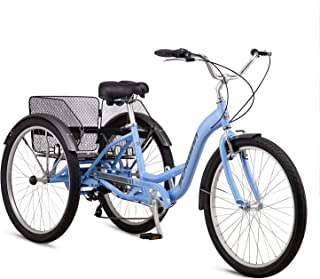 Photo 1 of (BROKEN-OFF GEAR; SCRATCHED) Schwinn Meridian Adult Tricycle, 26-Inch Wheel Options, Low Step-Through Aluminum Frame, Cargo Basket