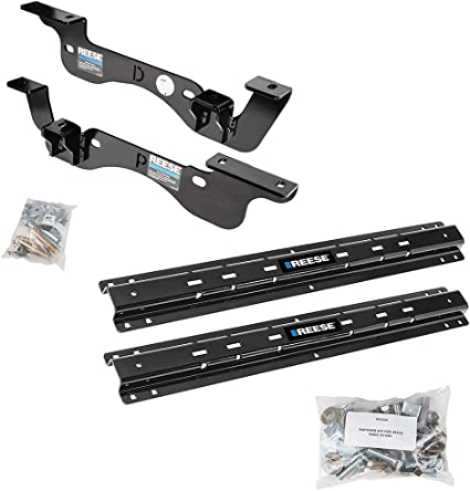 Photo 1 of (MISSING FLAT PLATES/HARDWARE) Reese 56017 5th Wheel Custom Quick Install Brackets for Ford F-250 Super Duty, F-350 Super Duty, and F-450 Super Duty (2017-2020)
