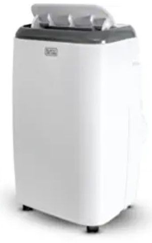 Photo 1 of (NON FUNCTIONING MAIN MOTOR; MISSING ATTACHMENTS) BLACK+DECKER 14,000 BTU Portable Air Conditioner with Heat and Remote Control, White
