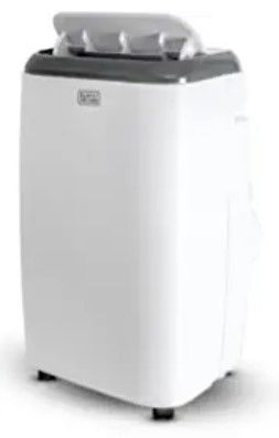 Photo 1 of (COSMETIC DAMAGES; MISSING ATTACHMENTS) BLACK+DECKER 8,000 BTU Portable Air Conditioner with Remote Control, White
