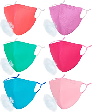 Photo 1 of 8 Packs of Genovega Breathable Kids Face Masks for Sports, Washable Reusable and Adjustable
+
2 zip up makeup bags