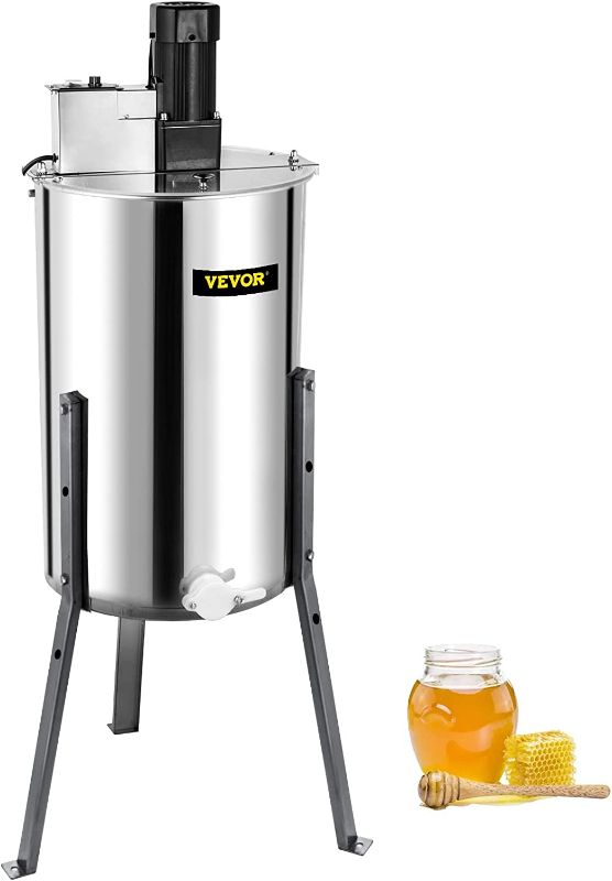 Photo 1 of (DOES NOT FUNCTION)BestEquip Electric Honey Extractor Separator 2 Frame Bee Extractor Stainless Steel Honeycomb Spinner Crank. Beekeeping Extraction Apiary Centrifuge Equipment
**DID NOT TURN ON, LEGS ARE BENT**
