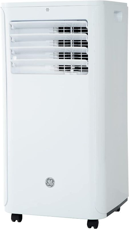 Photo 1 of GE 6,100 BTU Portable Air Conditioner for Small Rooms up to 250 sq ft., 3-in-1 with Dehumidify, Fan and Auto Evaporation, Included Window Installation Kit
