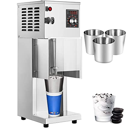 Photo 1 of VEVOR 110V Ice Cream Blender, 800W Electric Ice Cream Mixer Machine 10-Speed Levels Adjustable, Commercial Ice Cream Maker w/Splash-Proof Bezel, Soft Serve Ice Cream Machine, Includes 3 Hand Cups
