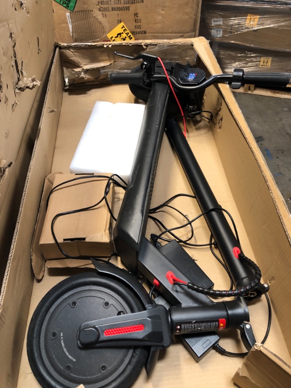 Photo 2 of Hiboy S2 Pro Electric Scooter, 500W Motor, 10" Solid Tires, 25 Miles Range, 19 Mph Folding Commuter Electric Scooter for Adults (Optional Seat)
