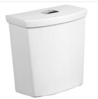 Photo 1 of American Standard H2Option White 1.28-GPF Dual-Flush High Efficiency Toilet Tank