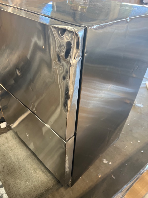 Photo 3 of Under Counter Refrigerator for Home Use, Indoor and Outdoor Double Drawer Under counter Fridge in Stainless Steel, ICEJUNGLE 24'' Built-in/Freestanding Beverage Fridge Refrigerator and Commercial Use
Under Counter Refrigerator for Home Use, Indoor and Out
