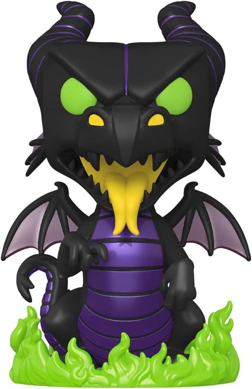 Photo 1 of Funko Pop! Jumbo: Disney - Maleficent Dragon, Amazon Exclusive (Glow in The Dark)
