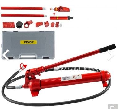 Photo 1 of 2.0M Porta Power Hydraulic Jack Repair Tool Kit Power Set Auto Tool 12 Ton
