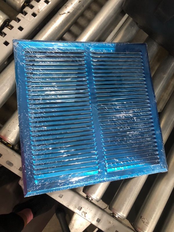 Photo 3 of 12 in. x 12 in. Square Return Air Filter Grille of Steel in Aluminum
**Stock photo is only for the reference 