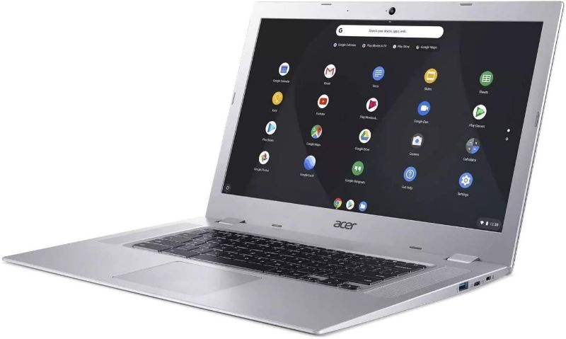 Photo 1 of Acer Chromebook 15 CB315 15.6" Full HD Touch, AMD Dual-Core A4-9120, 4GB LPDDR4, 32GB Storage, Google Chrome, Pure Silver
