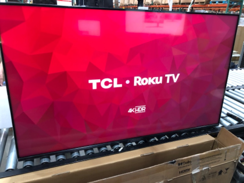 Photo 2 of TCL 55-inch 6-Series 4K UHD Dolby Vision HDR QLED Roku Smart TV - 55R635, 2021 Model , Black
