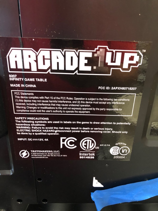 Photo 5 of Arcade 1Up 32" Screen Infinity Game Table - Electronic Games
