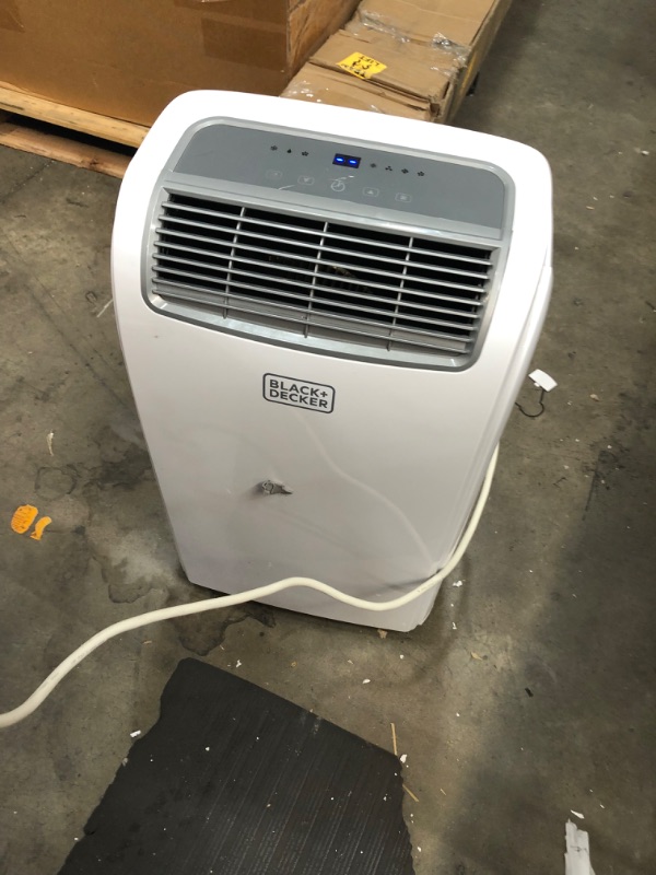 Photo 3 of **MAKES LOUD NOISE WHEN ON **BLACK+DECKER BPACT10WT AC with Remote Control Portable Air Conditioner, 10,000 BTU, White
