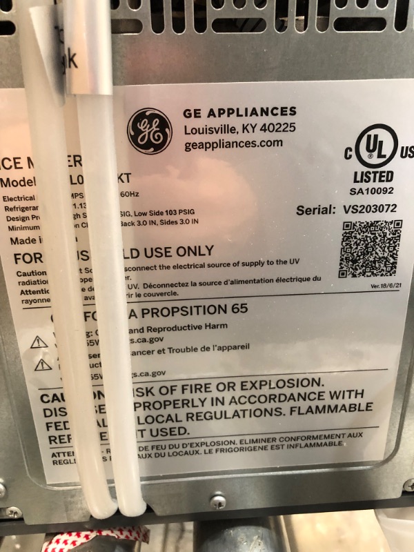 Photo 6 of ***PARTS ONLY*** GE Profile Opal | Countertop Nugget Ice Maker with Side Tank | Portable Ice Machine Makes up to 24 Lbs. of Ice per Day | Stainless Steel Finish.
