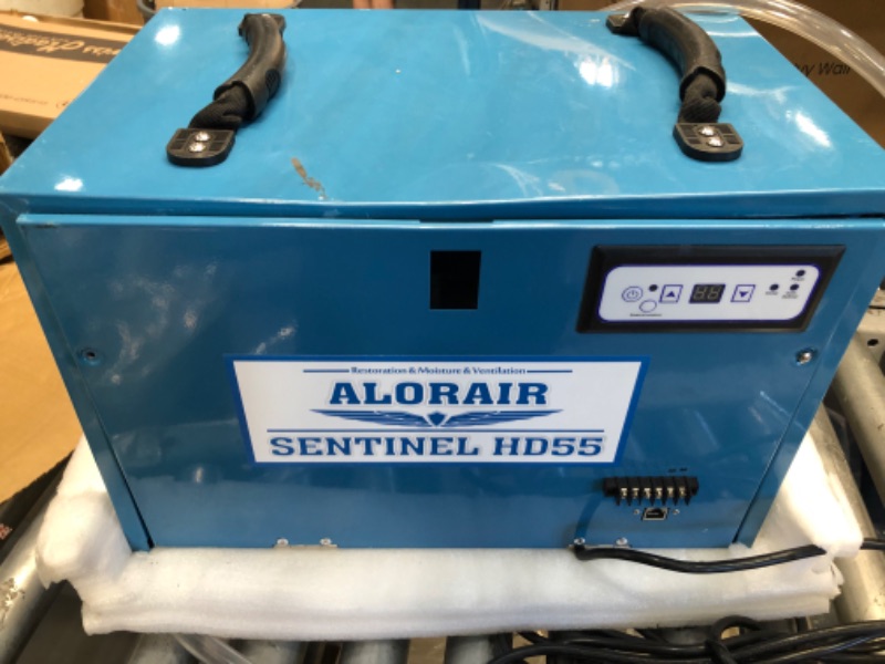 Photo 3 of ALORAIR Commercial Dehumidifier 113 Pint, with drain Hose for Crawl Spaces, Basements, Industry Water Damage Unit, Compact, Portable, Auto Defrost, Memory Starting, 5 Years Warranty, Sentinel HD55.
