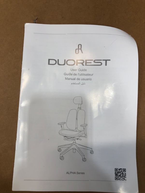 Photo 4 of [Dual-Backrests] DUOREST Alpha Ergonomic Office Chair - Office Chair for Back Pain l Best Office Chair for Posture l Home Office Desk Chairs l Mesh Office Chair l Executive Office Chair (Black)
