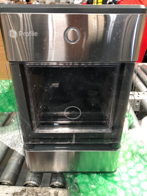 Photo 5 of GE Profile Opal | Countertop Nugget Ice Maker with Side Tank | Portable Ice Machine with Bluetooth Connectivity | Smart Home Kitchen Essentials | Stainless Steel Finish | Up to 24 lbs. of Ice Per Day.
