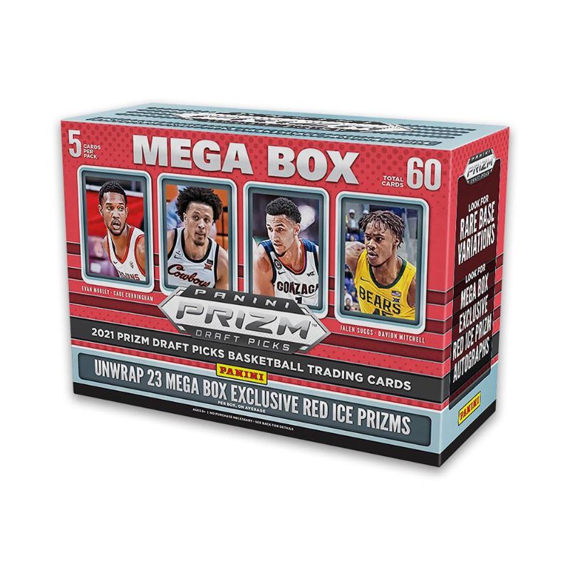 Photo 1 of 2021 Panini NBA Prizm Draft Picks Basketball Trading Card Mega Box
