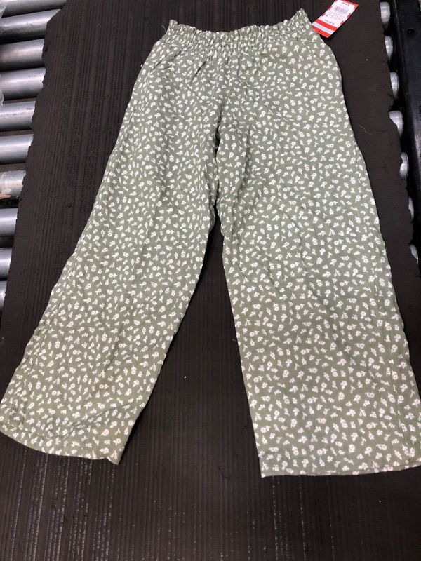 Photo 2 of Girls' Wide-eg Gauze Pants - Cat & Jack™ Size S (6/6X)
