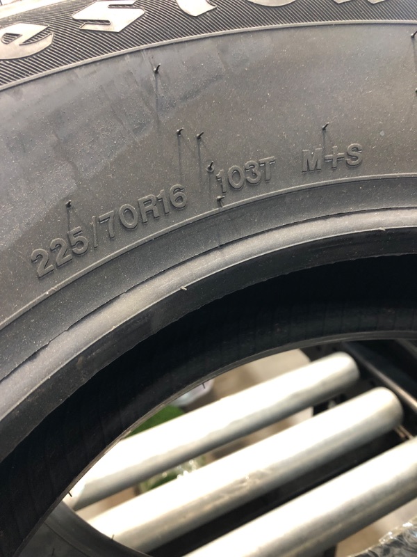 Photo 4 of  SET OF 2 Firestone All Season 225/70R16 103 T Tire
