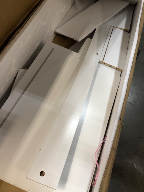 Photo 1 of **WOOD ONLY-MISSING PARTS **
Storkcraft Crescent 6 Drawer Dresser, White
