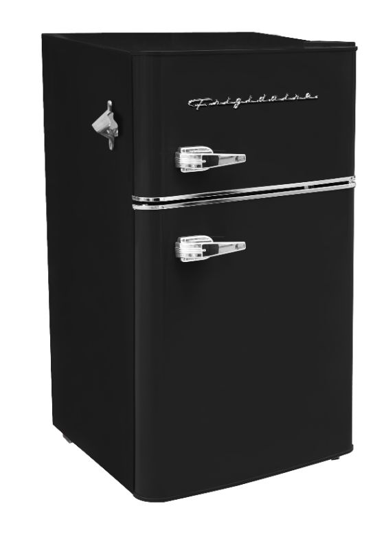 Photo 1 of **DENTED**
Frigidaire EFR840 3.2 -CU Ft 2-door Compact Fridge - Black
