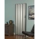 Photo 1 of -USED-MINOR DAMAGE-
Spectrum Elite PVC Folding Door Fits 48"wide x 96"high Satin Silver Color
