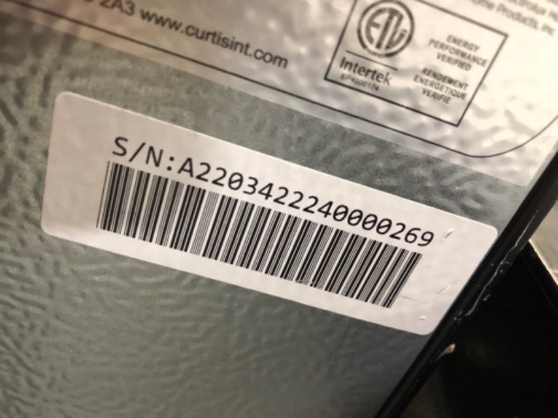 Photo 9 of -FUNCTIONAL BUT IS DAMAGED-READ COMMENTS
FRIGIDAIRE EFMIS155 4.4-Cubic-Foot 126-Can Stainless Steel Door Beverage Center Compact Refrigerator
