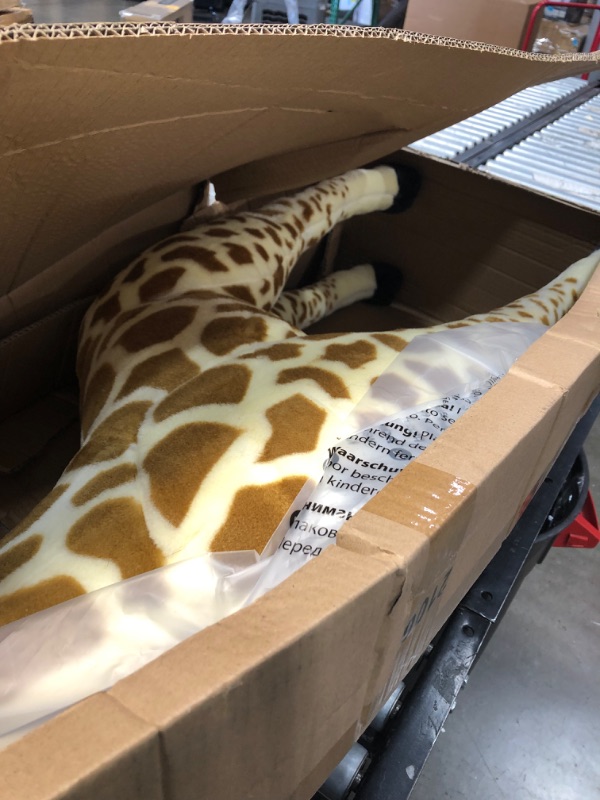 Photo 2 of **NOT IN CORRECT BOX**USED
Melissa & Doug Giant Giraffe - Lifelike Stuffed Animal (over 4 feet tall)

