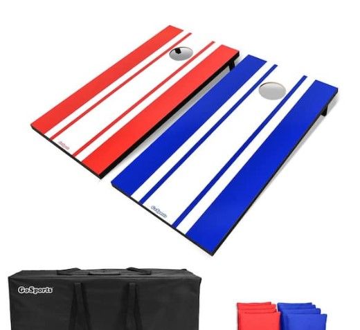 Photo 1 of -read comments-
4 ft. x 2 ft. Classic Cornhole Set-Includes 8 Bean Bags, Travel Case and Game Rules
