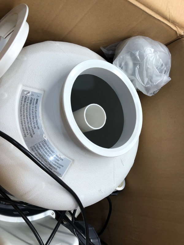 Photo 2 of -NOT FUNCTIONAL-PARTS ONLY-
INTEX 26651EG SX3000 Krystal Clear Sand Filter Pump for Above Ground Pools, 16in, Light gray
