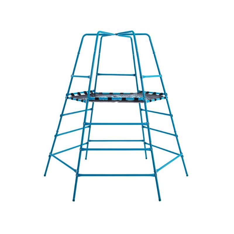 Photo 1 of -OPENED-
TP Toys Explorer 2 Climbing Set Jungle Gym with Platform and Tent - Blue
