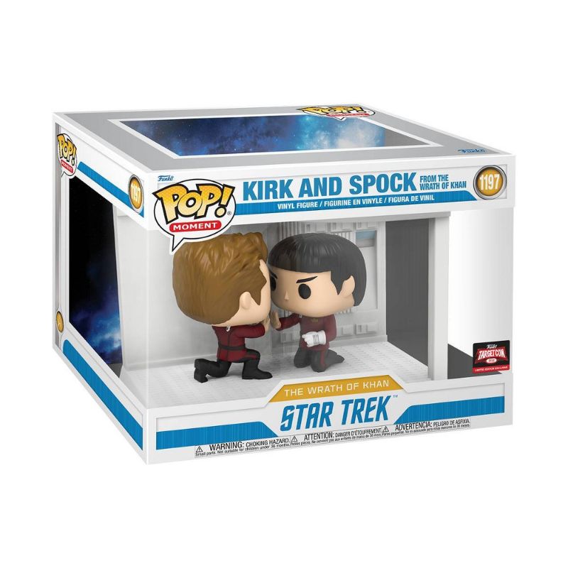 Photo 1 of **damaged box**
Funko POP! Star Trek Wrath of Khan Captain Kirk Spock Target Con Exclusive
