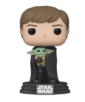 Photo 1 of 2 pack - Funko Pop! Star Wars: Mandalorian - Luke with Child Vinyl Bobblehead
